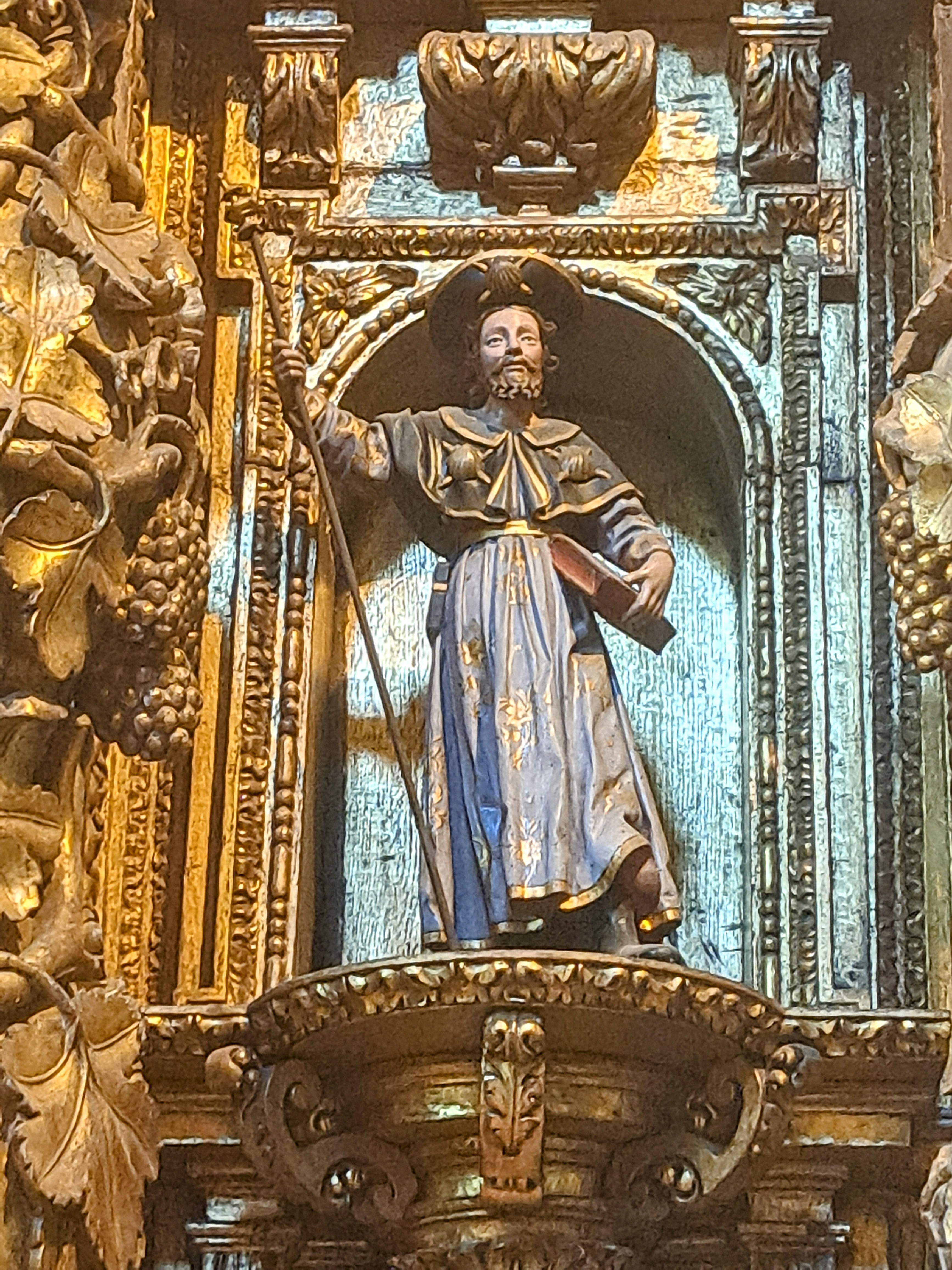 Ampliar: Imaxe de Santiago na Igrexa da Compañía, Compostela